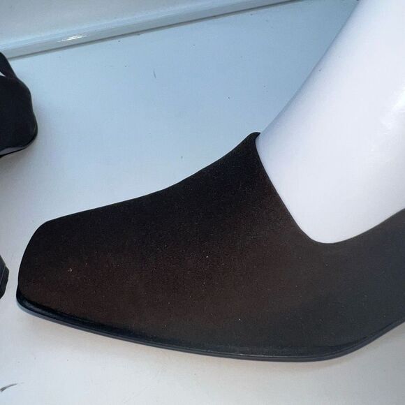 Stuart Weitzman Pumps Brown Fabric,  Block Heel, Women’s Sz 8AA - Picture 6 of 12